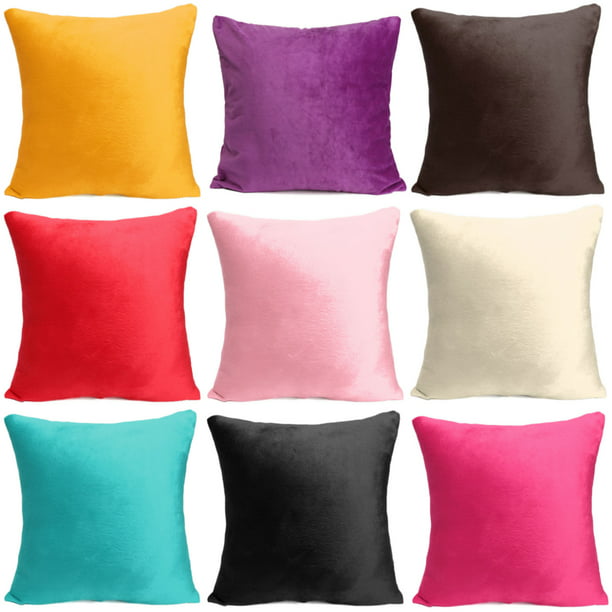 18'' Pillowcase purple pillow case sofa cover Home Decor  waist throw cushion